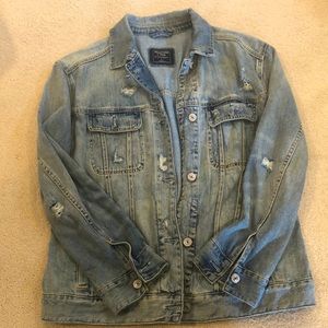Abercrombie and Fitch oversized jean jacket